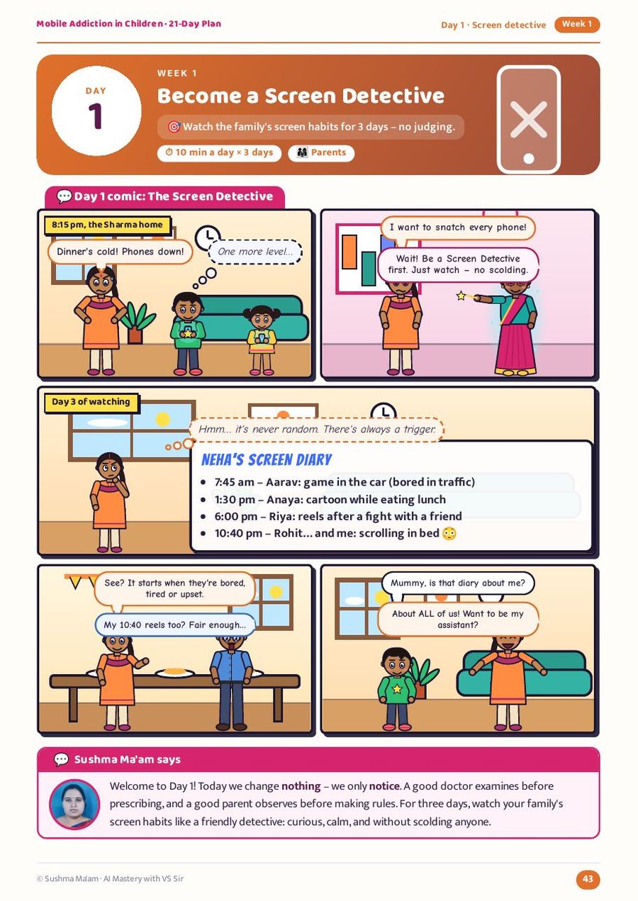 Day 1 comic – the Screen Detective